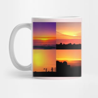 Retor Sunset Vintage Intelligence Artificial Mug